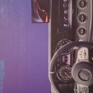 NIB Sleek Black Car Infotainment System with User Guide